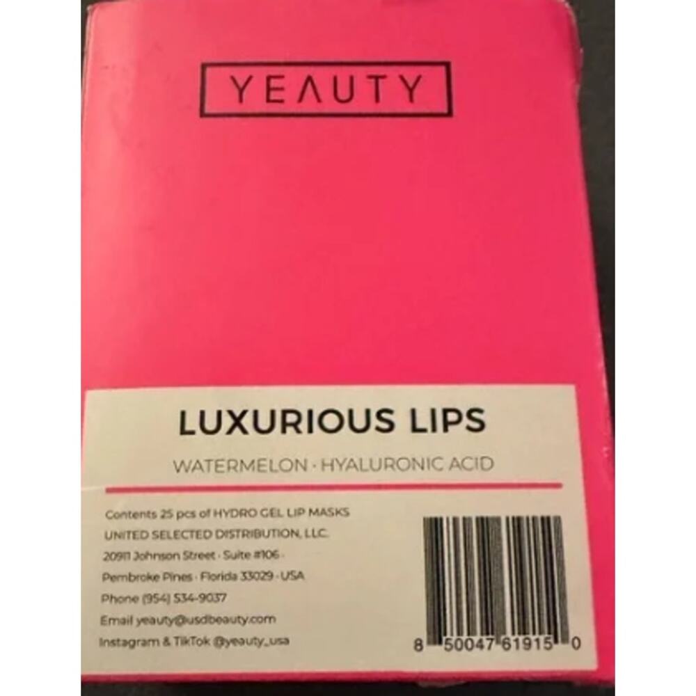 NIB Yeauty Beauty Eye and Lip Mask 25 pair in each box - 3 boxes total